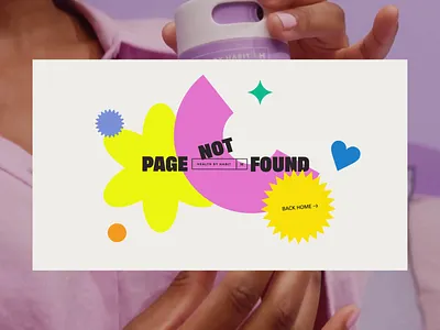 Health By Habit 404 page 404 error grid synchronized ui ux video web website