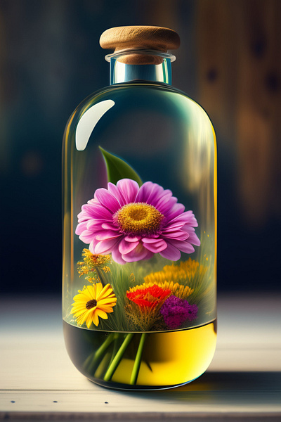 AI flowers jars 3d ai flowers jar ui ux