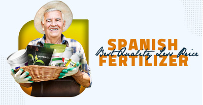 Agriculture Website Banner- Fertilizer products agriculture branding design fertilizer bagdeign graphic design illustration old man ui website banner