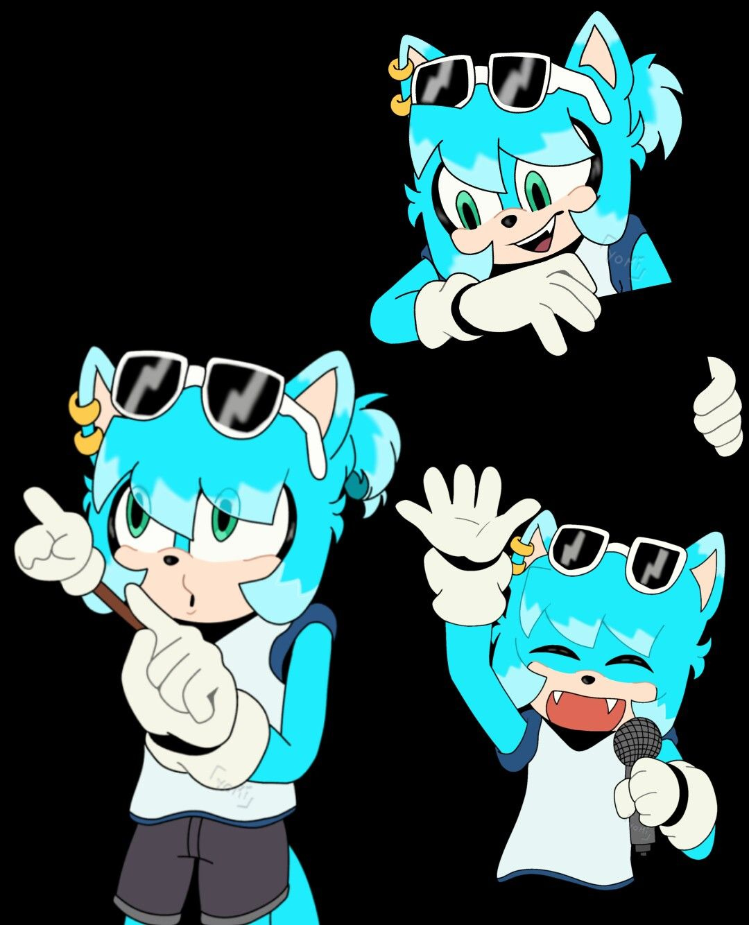 Renders; Yumi art artist bluecat cat design digitalart digitalartist drawing illustration