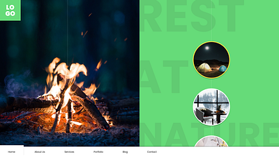 Полноэкранный Сайт Глэмпинг Агенста | Full Screen Glamping Agens brand identity branding design figma full screen glamping graphic design landing maxuiux nature site travel ui uiux user interface web web design website