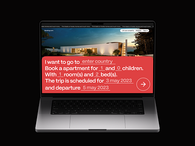 Homepage concept for booking adventure booking design home page landing landingpage room reservation tourism travel travel agency traveling trip ui uiux ux vacation web webpage