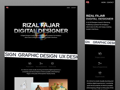 Web Portfolio - Rizal Fajar design portfolio ui webdesign