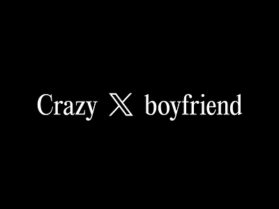 Crazy X boyfriend design graphic design illustration logo meme twitter ui vector