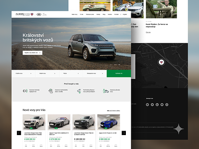 Albion Cars – Website animation automobile cars design graphic design minimal ui ux web web design
