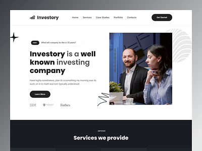 Investment Platform Website Header Design V-2 banking dribbble best shot finance financial fintech funding invest investing investment investment website investments investor money platform popular shot responsive stock market trends web design website design