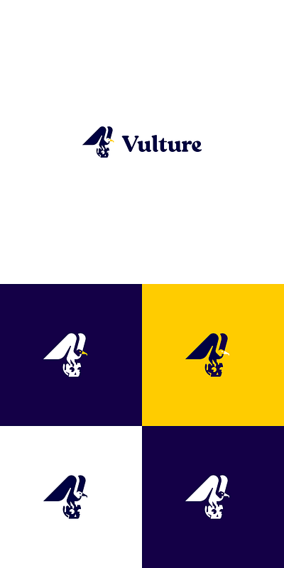 VULTURE BIRD LOGO bird design icon logo modern simple vector vulture