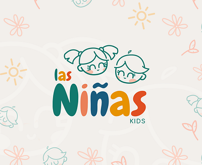 Las Niñas - kid's clothing store design branding design graphic design illustration logo