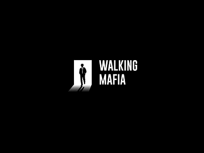 WALKING MAFIA branding design graphic design icon illustration logo modern simple vector