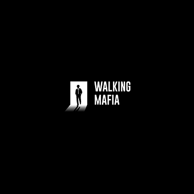 WALKING MAFIA branding design graphic design icon illustration logo modern simple vector