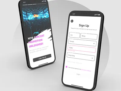 Sign up page challenge dailyui design ui uxui