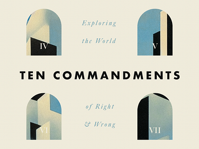 Ten Commandments layout type