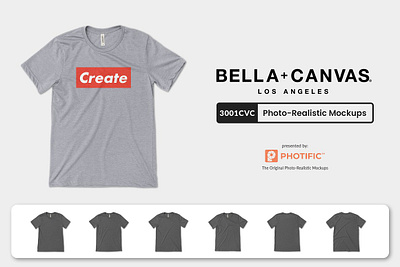 Bella Canvas 3001CVC Tee Mockups 3001cvc mockup