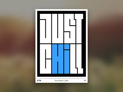 Just Chill Poster 😎 art design fun hi illustration minimal poster posterdesign posters quote quote poster typographic typography