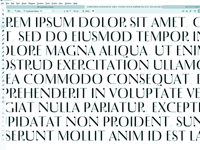 Type Design 59 2d art artwork design font fontlab graphic design lettering modern type design typeface typography vector