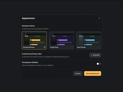 Theme Switcher 🎨 animation app black button colors dark dark mode gif glossy interface mode product product design shadow switch theme ui ux video web