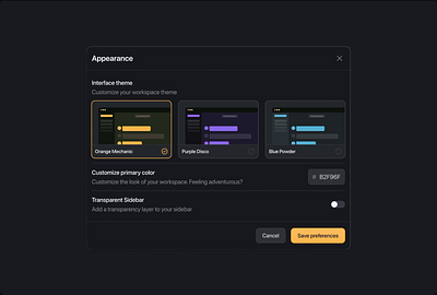 Theme Switcher 🎨 animation app black button colors dark dark mode gif glossy interface mode product product design shadow switch theme ui ux video web