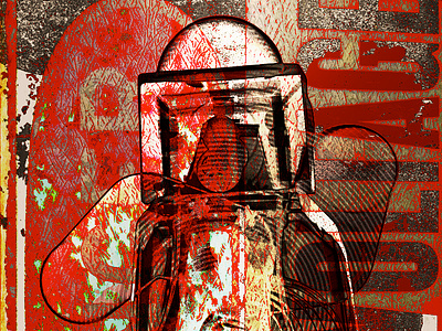 Danger High Voltage artwork colorful digiital art digital graphic design illistration layered artwork photoshop robot toy robot x ray art xray photography