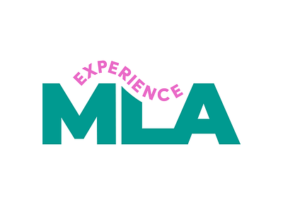 Experience MLA branding design graphic design logo vector
