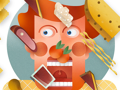 Food food food 🍔🍟 2d animation animation colorful graphic design illustration motion design motion graphics