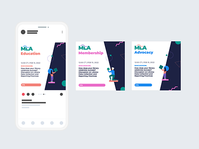 Experience MLA Social Media Templates branding graphic design social media