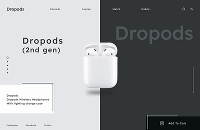 Dropods 2023 adobe branding design figma ui ux