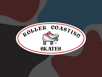 Roller Coasting Skates - Logo branding logo rollerskate logo skate logo vector