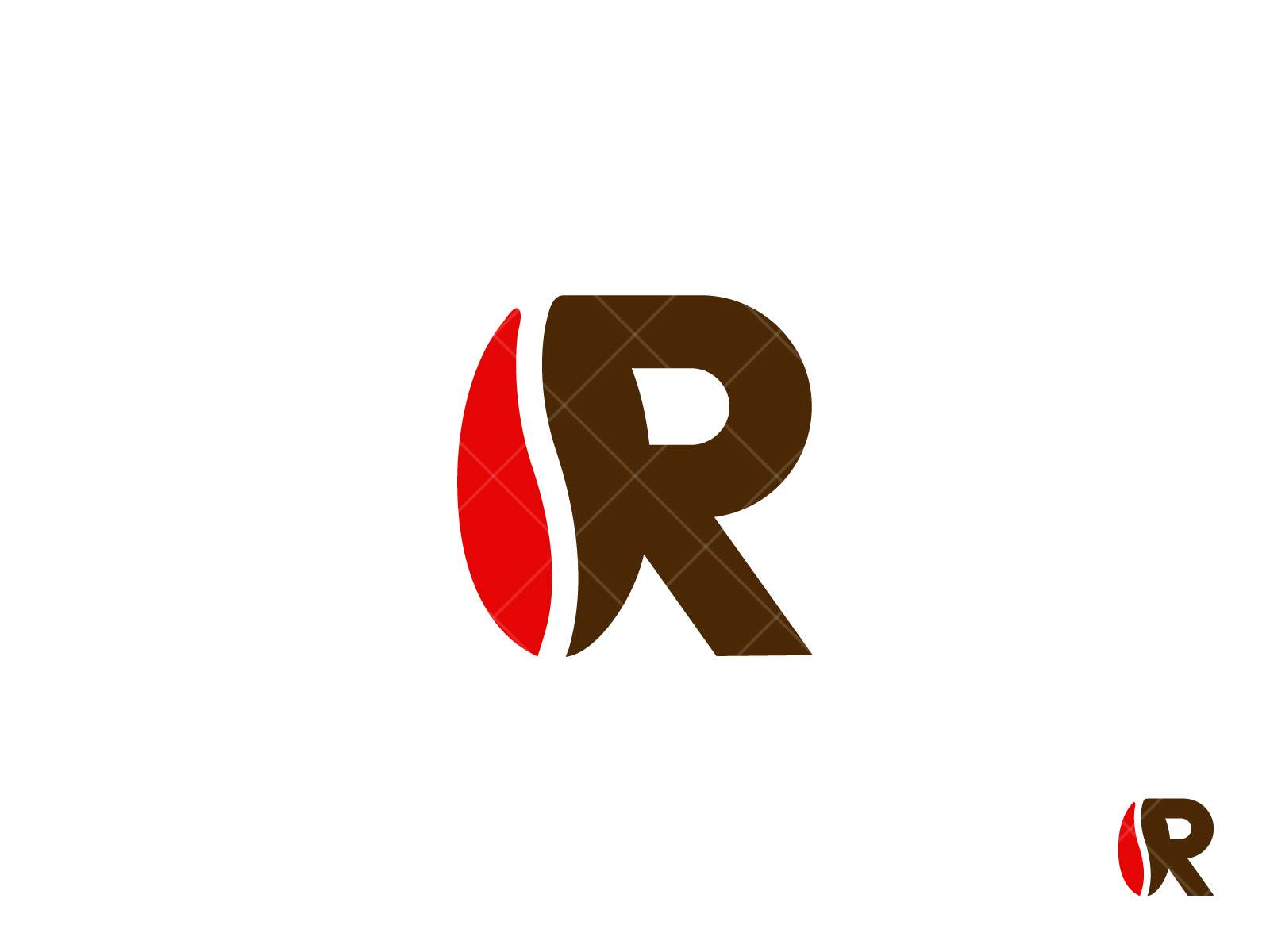 Letter R Coffee Bean Logo By Sabuj Ali On Dribbble