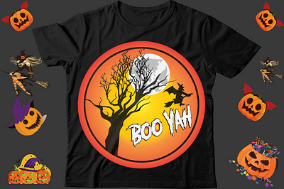 Boo yah 6 halloween tshirt 2023