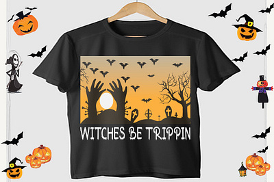 Witches be trippin 3 halloween tshirt 2023