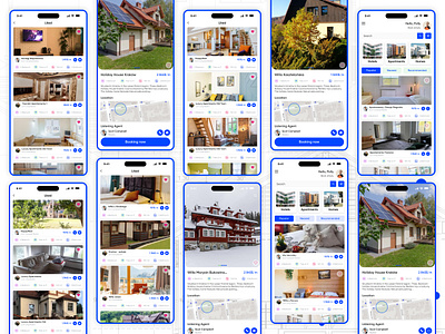 Real Estate Mobile App app design figma graphic design mobile app real estate ui ux
