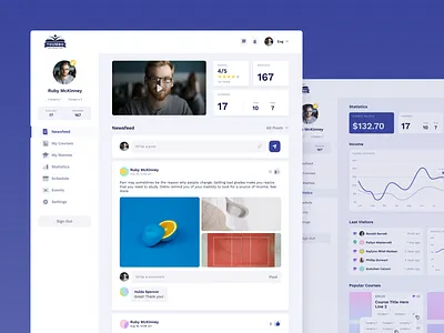 Mentorship Platform lms ui ui design ux design