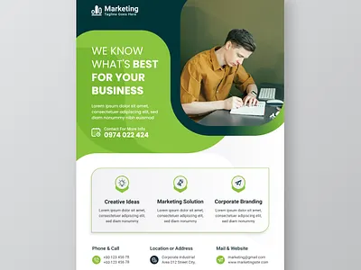 Flyer design branding brochure design fiverr flyer