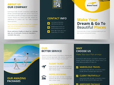 Trifold brochure design branding brochure design fiverr trifold brochure