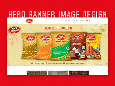 Hero Image Design branding graphic design ui website banner website design
