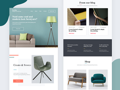 Funcity_furniture branding design ui uiux