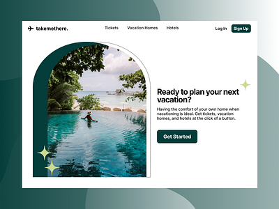 Takemethere - Travel Agency Landing Page landing page logo travel travel agency website travel landing page ui