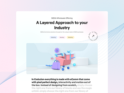 Industry Approach for Service app design banner ad banner design branding design ecart ecommerce industry hero section industry shopping web website website design