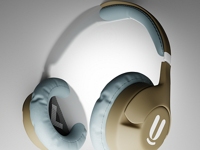 Headphones Product Design/Model 3d animation app branding design graphic design illustration logo modelling motion graphics typography ui ux vector