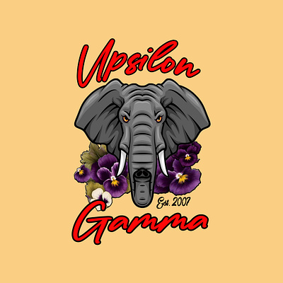 Upsilon Gamma for Client branding graphic design logo