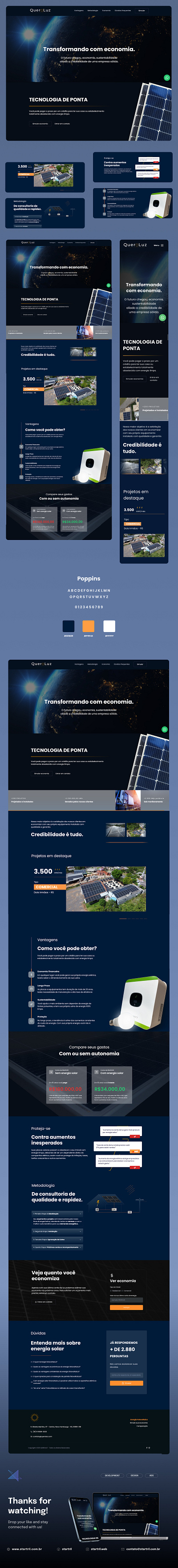 Solar Energy Website ads advertisement agency design development logo solar energy ui ui ux web design website