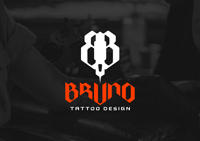 Logo Bruno Tattoo Design branding design designer identidade visual logo logotipo tattoo tatuagem vector