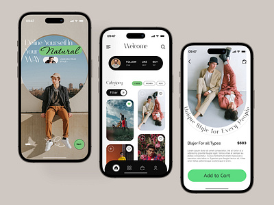 Bonobo - Fashion store mobile app app ui app ux clothin app creative ui ecommerce fashion brand fashion website fashionapp intface luxury brand mobile app product design shopping app trend