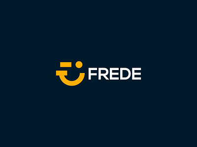 FREDE app logo brand identity design branding graphics design icon design logo logo design minimal logo tech logo