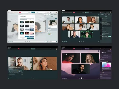 Reach.live — Professional lifestyle event hosting platform pt.11 branding call chat color colors customize event faq grid host look overlay poll polls popup sidebar theme theming vibes video