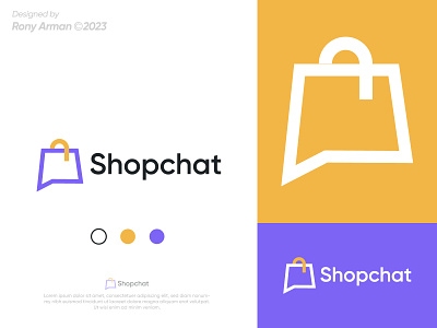 Shopchat logo brand identity brand mark branding logo design visual identity