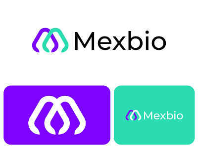 Mexbio logo design brand identity brand mark branding logo logo design logos modern logo popular logo visual identity
