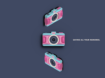 Camera Illustration branding design graphic design illustration logo poster typography vector