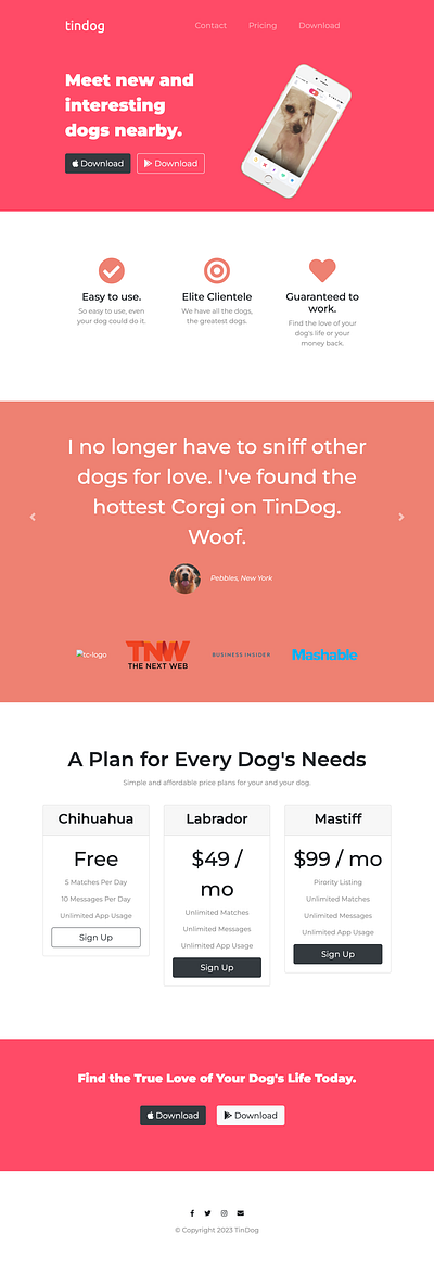 Tindog Website website