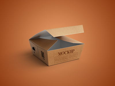 Snack Box Mockup box branding mockup